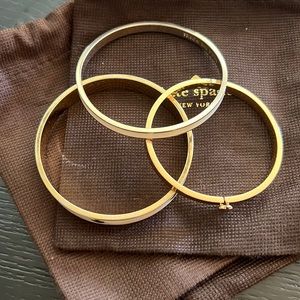Set of 3- Kate Spade Bangle Bracelets
